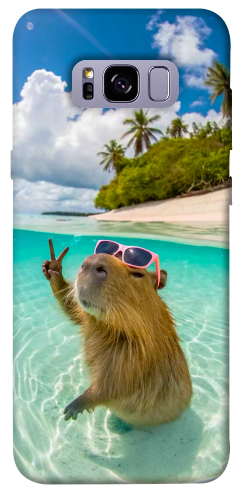 Чохол Сapybara vacation для Galaxy S8+