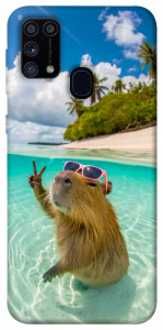 Чехол Сapybara vacation для Galaxy M31 (2020)