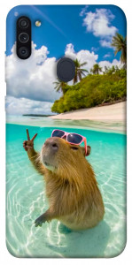 Чехол Сapybara vacation для Galaxy M11 (2020)