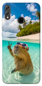 Чохол Сapybara vacation для Huawei Honor 8X