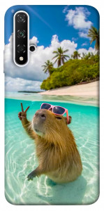 Чехол Сapybara vacation для Huawei Nova 5T