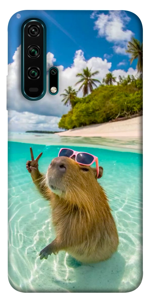 Чохол Сapybara vacation для Huawei Honor 20 Pro