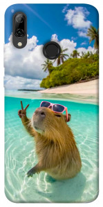 Чехол Сapybara vacation для Huawei P Smart (2019)