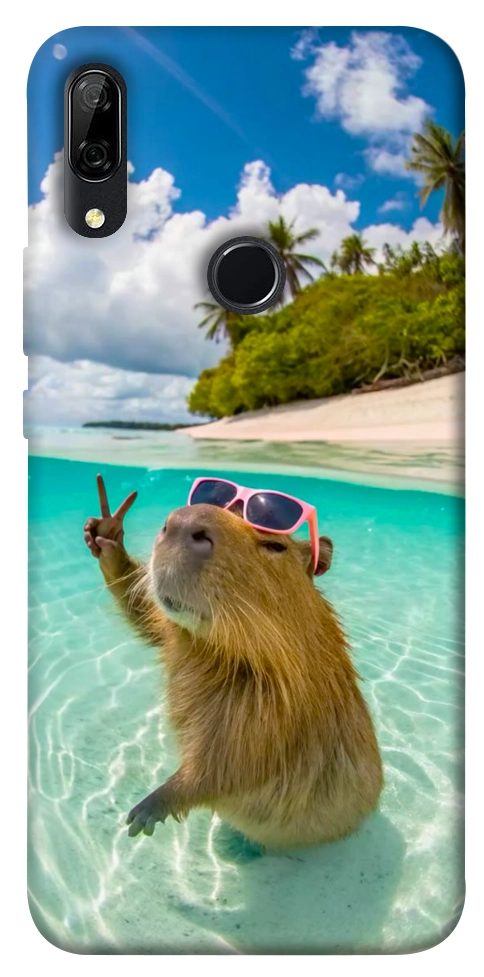 Чехол Сapybara vacation для Huawei P Smart Z