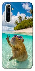 Чехол Сapybara vacation для Realme 6