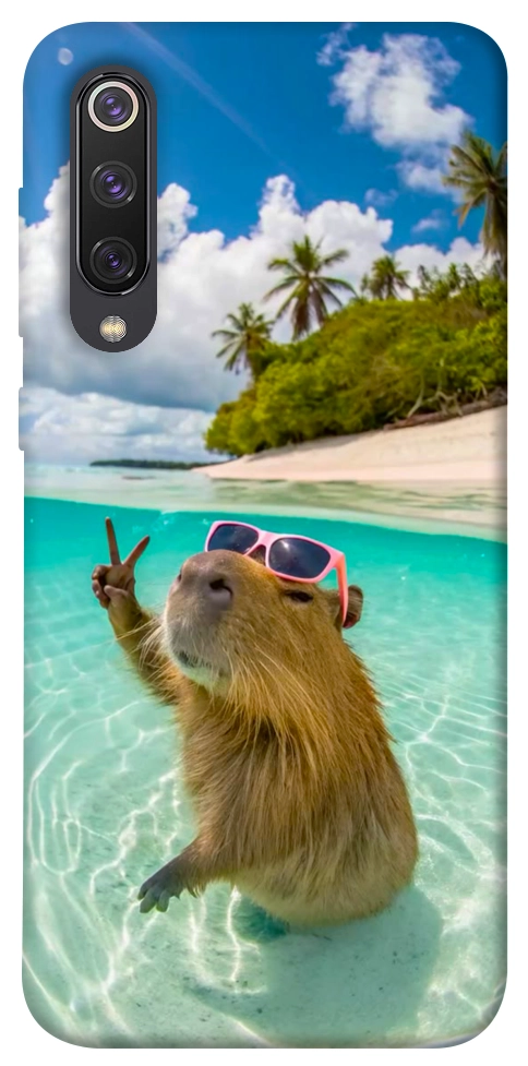 Чехол Сapybara vacation для Xiaomi Mi 9 SE