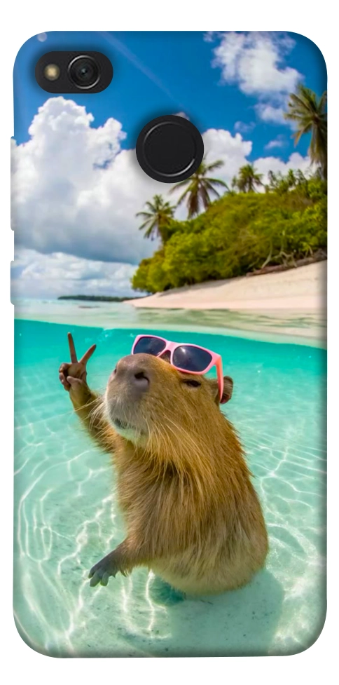 Чохол Сapybara vacation для Xiaomi Redmi 4X