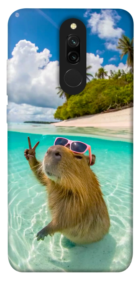 Чехол Сapybara vacation для Xiaomi Redmi 8