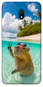 Чехол Сapybara vacation для Xiaomi Redmi 8a
