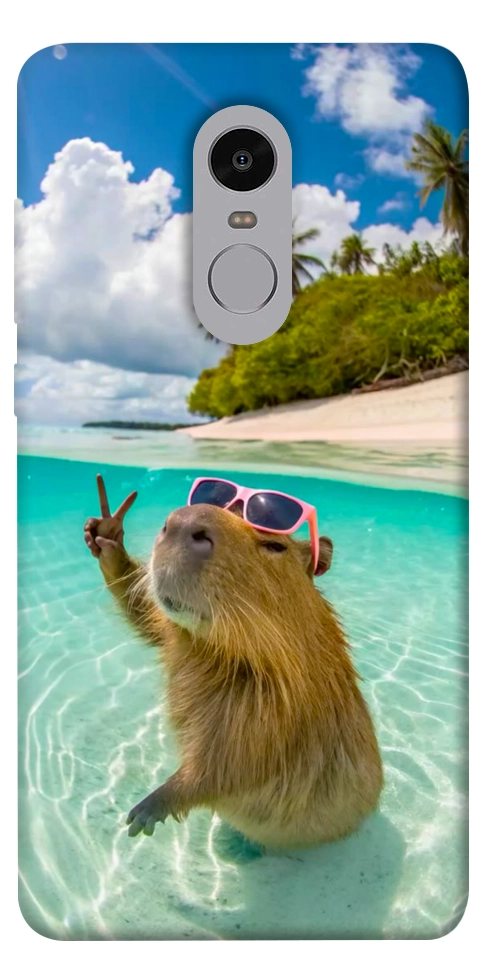 Чехол Сapybara vacation для Xiaomi Redmi Note 4X