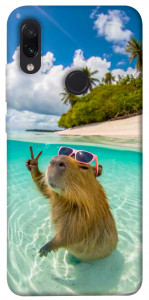 Чехол Сapybara vacation для Xiaomi Redmi Note 7