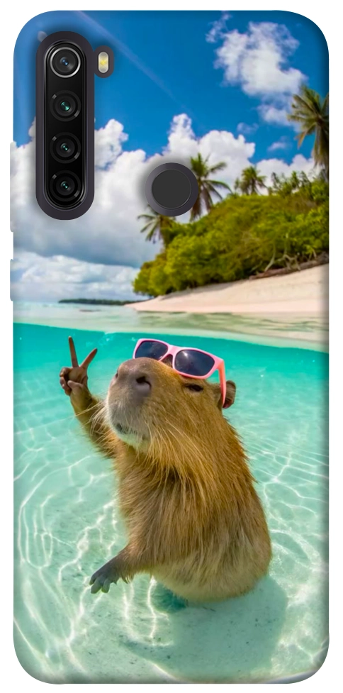 Чехол Сapybara vacation для Xiaomi Redmi Note 8T
