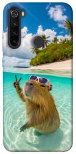 Чехол Сapybara vacation для Xiaomi Redmi Note 8T
