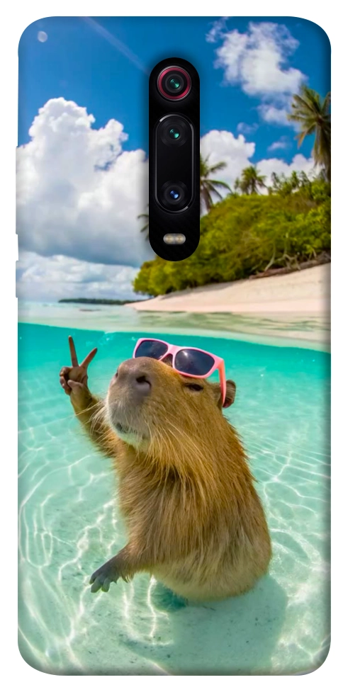 Чехол Сapybara vacation для Xiaomi Redmi K20 Pro