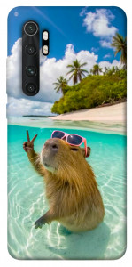 Чехол Сapybara vacation для Xiaomi Mi Note 10 Lite