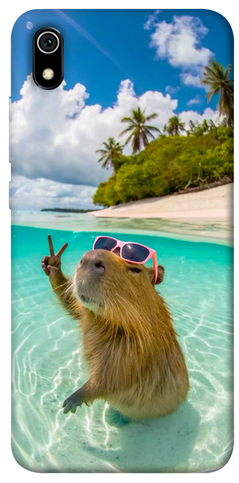 Чохол Сapybara vacation для Xiaomi Redmi 7A
