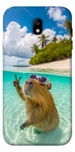 Чехол Сapybara vacation для Galaxy J7 (2017)