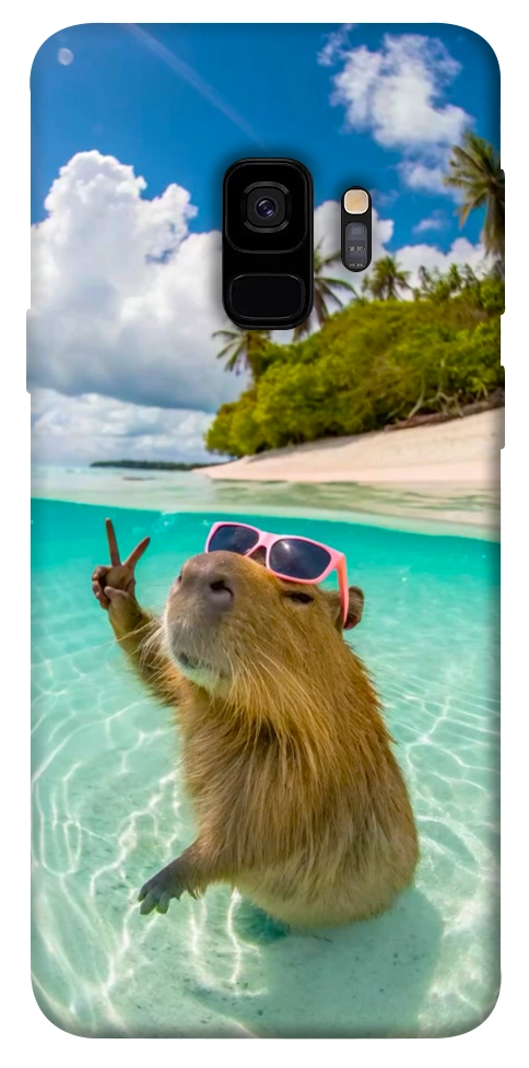 Чехол Сapybara vacation для Galaxy S9