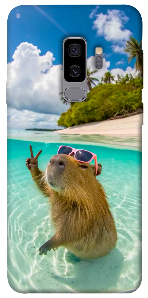 Чехол Сapybara vacation для Galaxy S9+