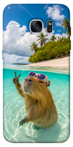 Чохол Сapybara vacation для Galaxy S7 Edge