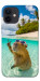 Чохол Сapybara vacation для iPhone 12 mini