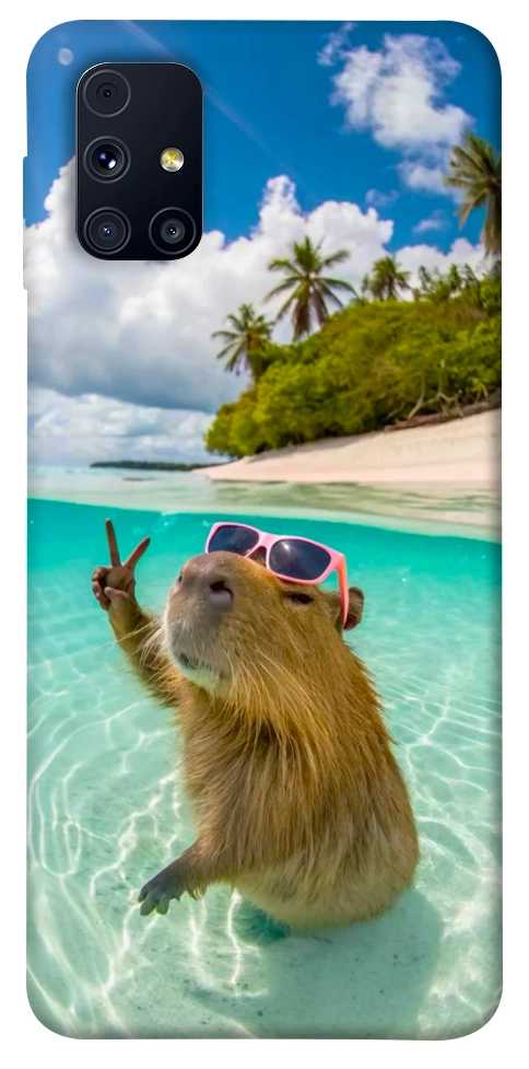 Чехол Сapybara vacation для Galaxy M31s