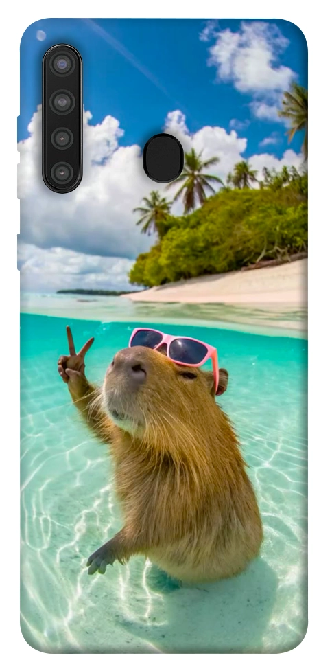 Чохол Сapybara vacation для Galaxy A21