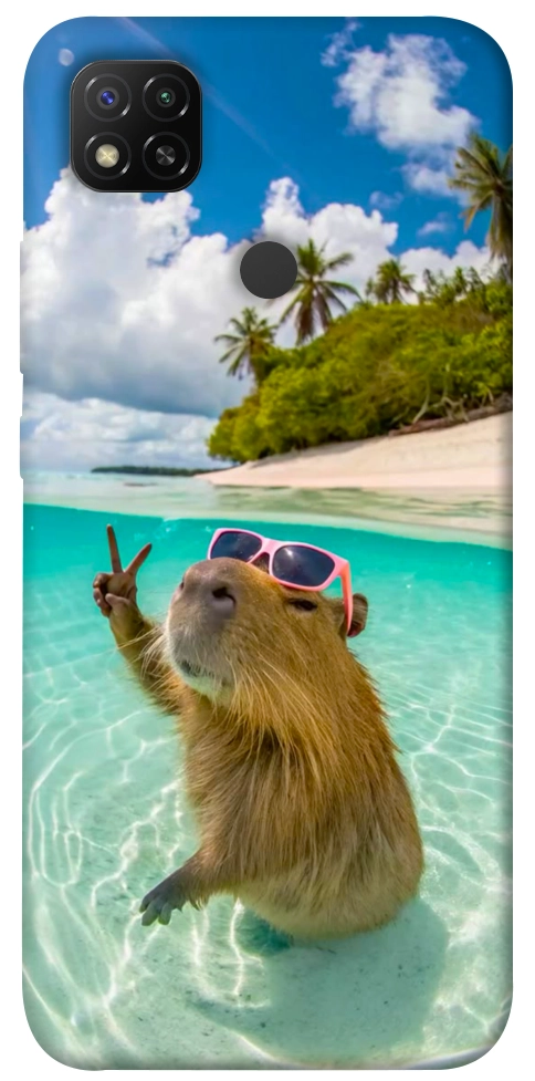 Чохол Сapybara vacation для Xiaomi Redmi 9C