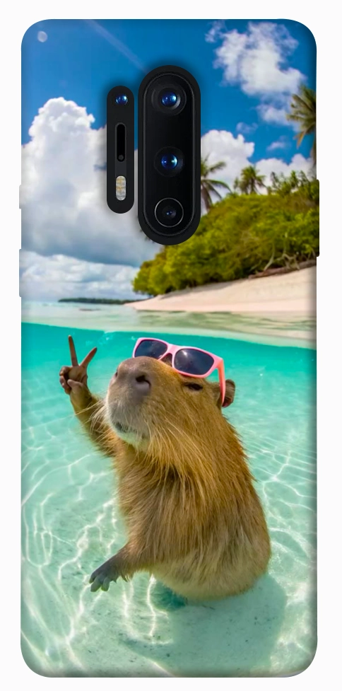 Чехол Сapybara vacation для OnePlus 8 Pro