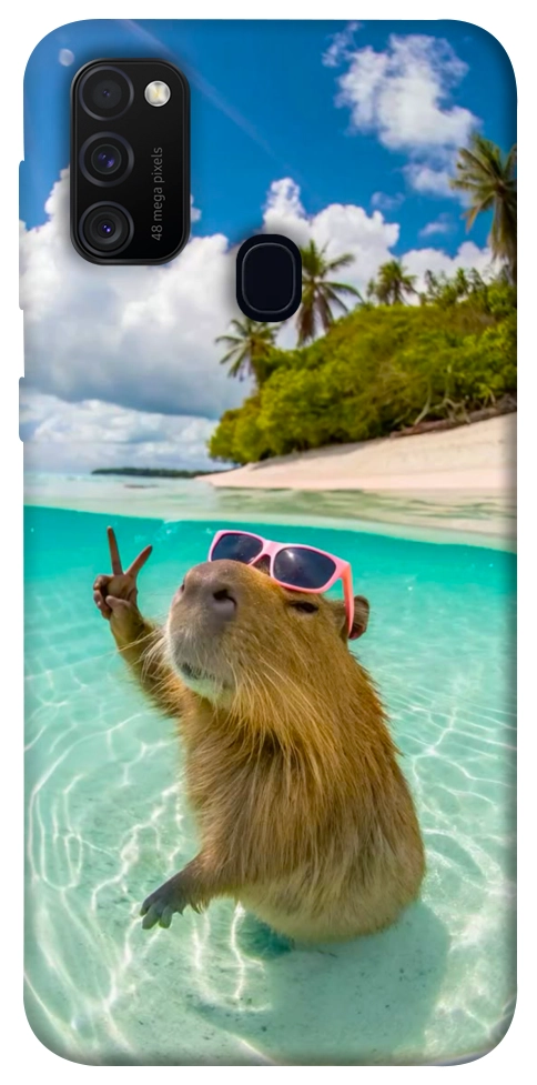 Чохол Сapybara vacation для Galaxy M30s