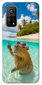 Чехол Сapybara vacation для Xiaomi Mi 10T Pro