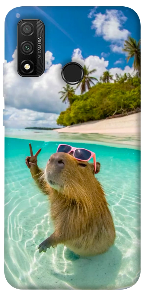 Чохол Сapybara vacation для Huawei P Smart (2020)