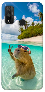 Чехол Сapybara vacation для Huawei P Smart (2020)