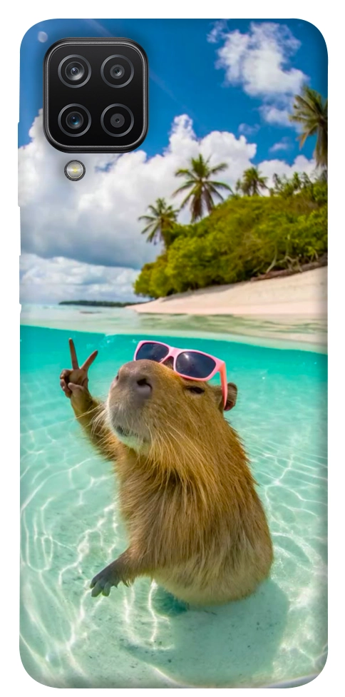 Чехол Сapybara vacation для Galaxy A12