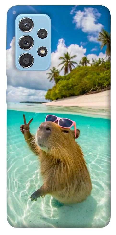 Чехол Сapybara vacation для Galaxy A52