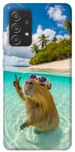 Чехол Сapybara vacation для Samsung Galaxy A72 5G