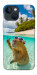 Чехол Сapybara vacation для iPhone 13 mini