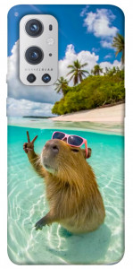Чехол Сapybara vacation для Oneplus 9 pro