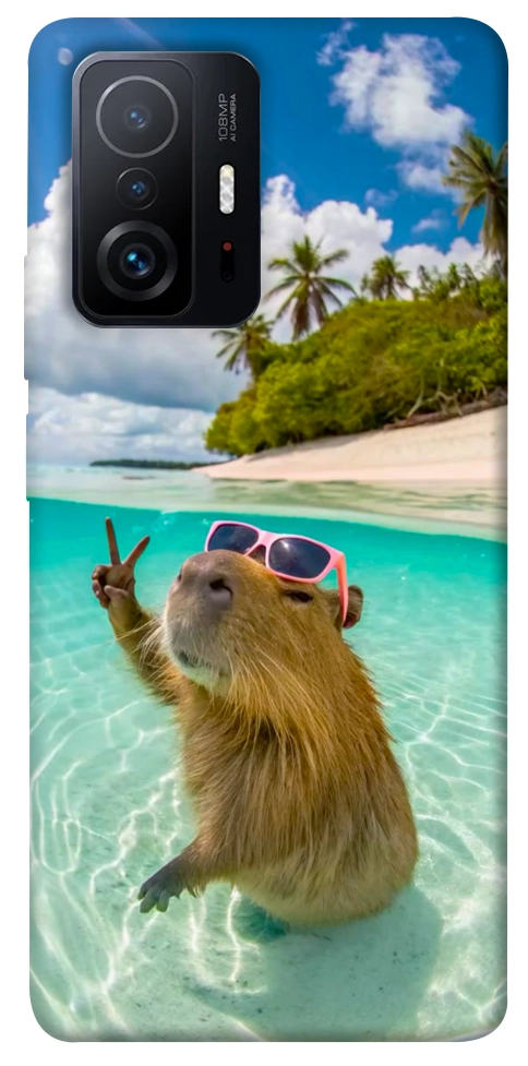 Чохол Сapybara vacation для Xiaomi 11T