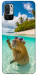 Чехол Сapybara vacation для Xiaomi Redmi Note 10 5G