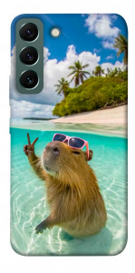 Чехол Сapybara vacation для Galaxy S22