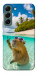 Чехол Сapybara vacation для Galaxy S22
