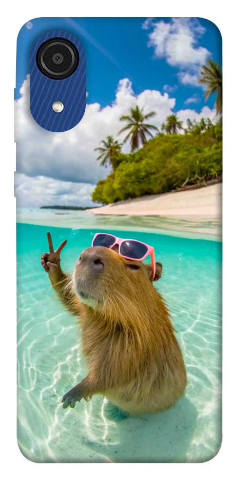 Чехол Сapybara vacation для Galaxy A03 Core