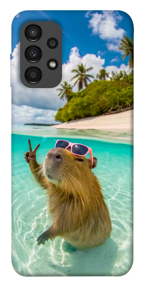 Чохол Сapybara vacation для Galaxy A13 4G