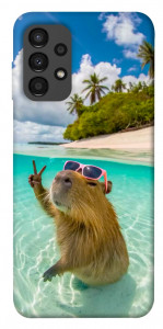 Чохол Сapybara vacation для Galaxy A13 4G