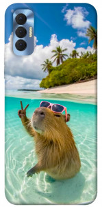 Чехол Сapybara vacation для TECNO Spark 8P