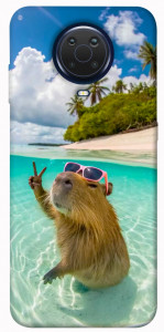 Чехол Сapybara vacation для Nokia G10