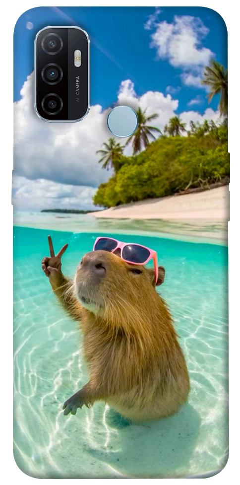 Чехол Сapybara vacation для Oppo A32