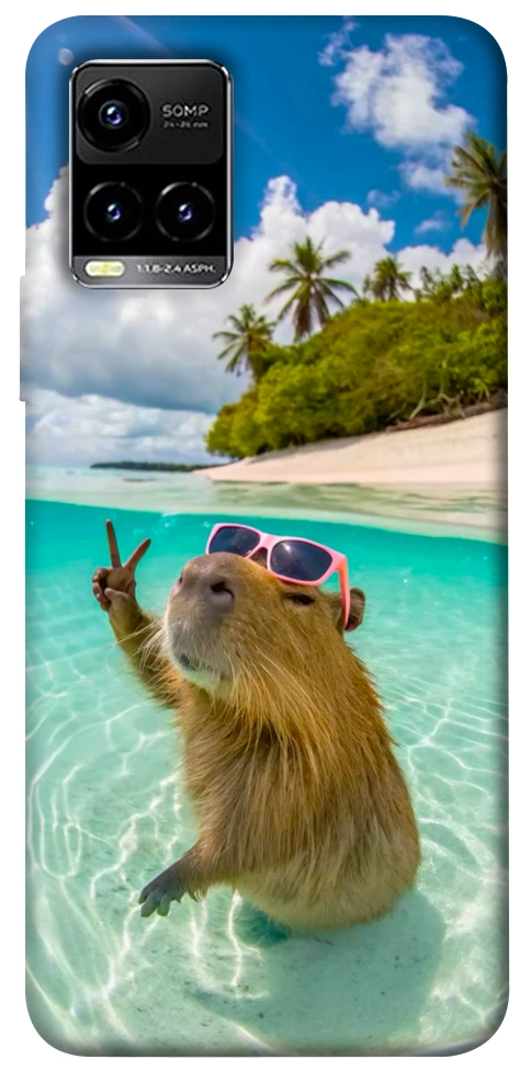Чехол Сapybara vacation для Vivo Y21