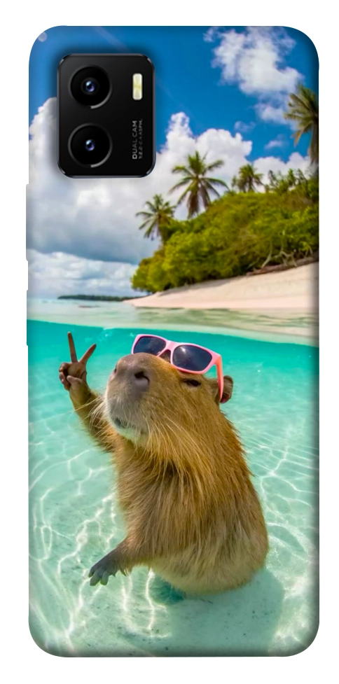 Чехол Сapybara vacation для Vivo Y15s